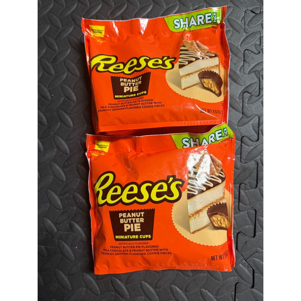 Reese's Peanut Butter Pie Miniature Cups 2 Pack Share Pack‎ Limited Edition 5/26